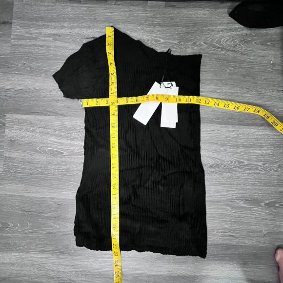 NWT Helmut Lang Velveteen One Shoulder Top Size M - Picture 9 of 9